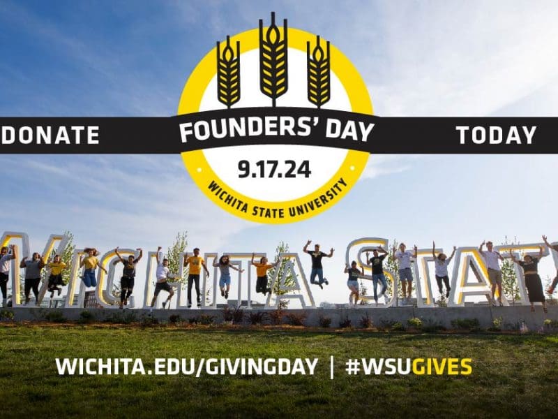 Donate Today, Founders' Day of Giving, September 17, Wichita State University