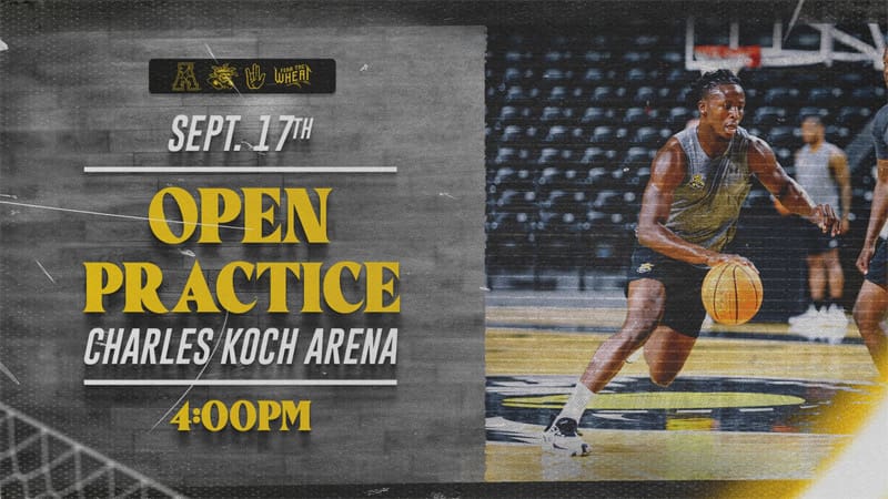 Sept. 17th Open Practice at Charles Koch Arena at 4:00PM