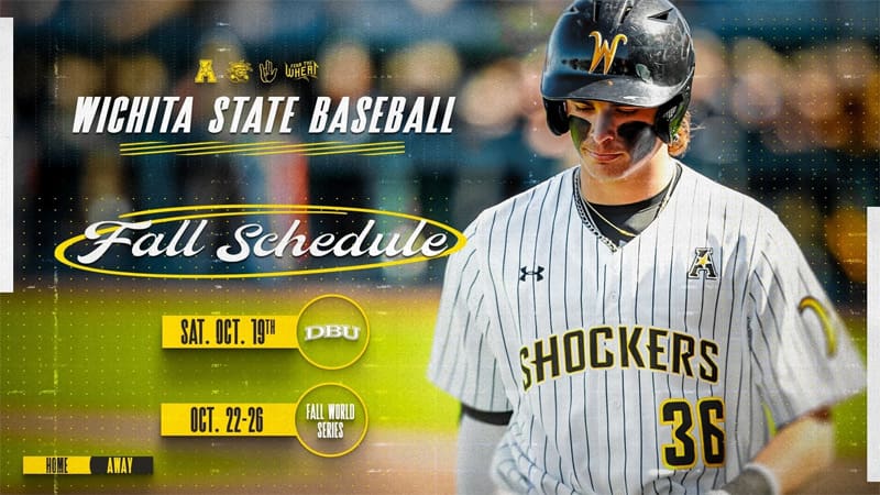 Wichita State Baseball takes on Dallas Baptist on October 19th and hosts a Fall World Series October 22-26.