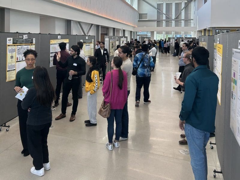 Students presenting their research at the annual Engineering Research Symposium