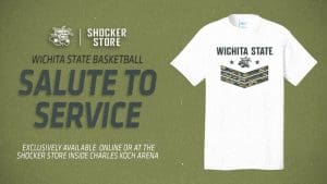 Shocker Store. Wichita State Basketball Salute to Service. Exclusively available online or at the Shocker Store inside Charles Koch Arena