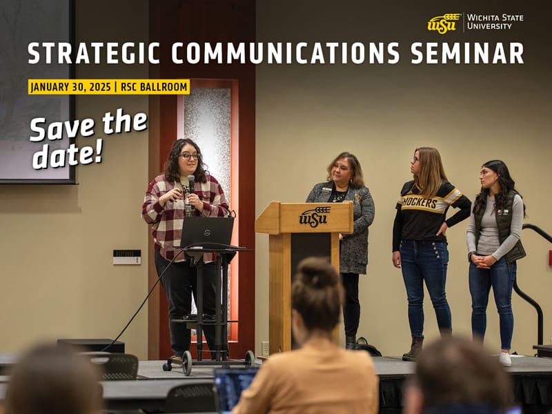 Staff presenting at the annual Strategic Communications Seminar