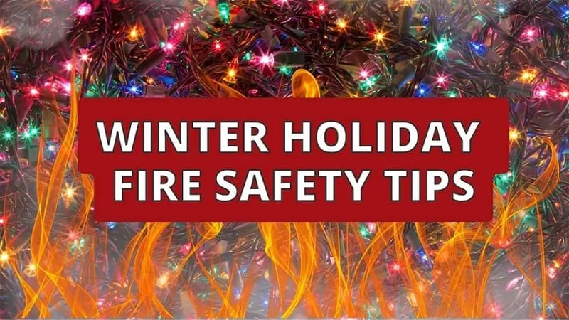 Fire Safety Holiday Decor