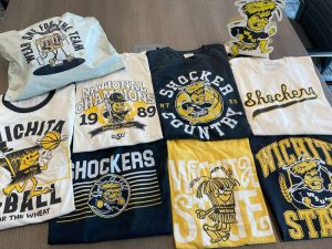 A set of vintage WuShock T-shirts from Homefield