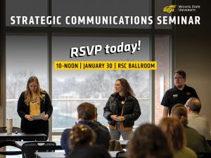 Staff presenting at the annual Strategic Communications Seminar