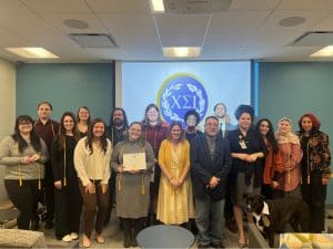 Inaugural initiation ceremony, Sigma Chi Alpha Chapter of CSI