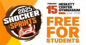 Shocker Sprints February 15 starting at 9 a.m. at the Heskett Center