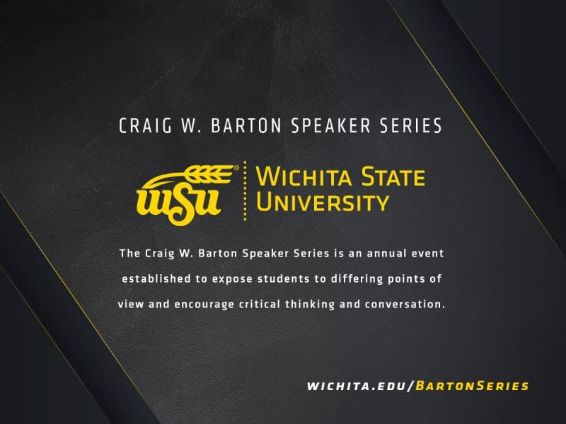 WSU logo, Barton Speaker Series