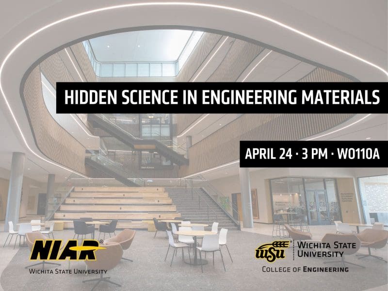 Hidden Science in Engineering Materials | April 24 | 3 pm | WO110A
