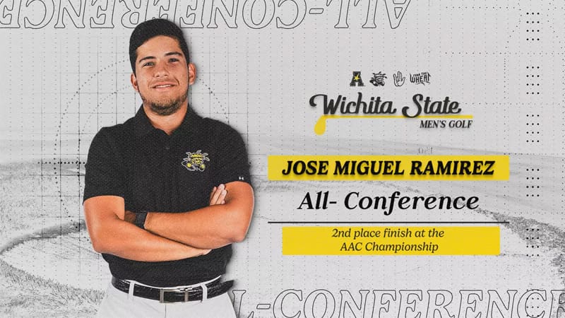 Jose Miguel Ramirez All Conference for his second place finish at the AAC Championship