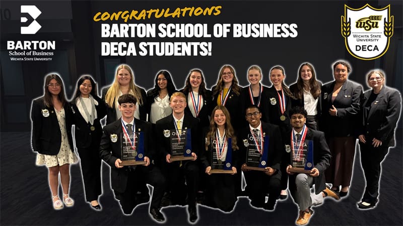 Congratulations to members of the Wichita State DECA chapter who competed at the DECA’s 2025 International Career Development Conference (ICDC) Competitive Events Program.