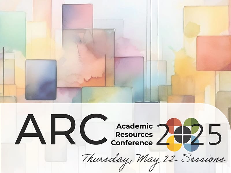 ARC 2025 Logo, Thursday, May 22 Sessions