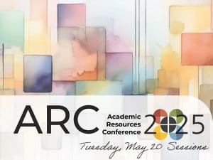ARC 2025 Logo, Tuesday, May 20 Sessions