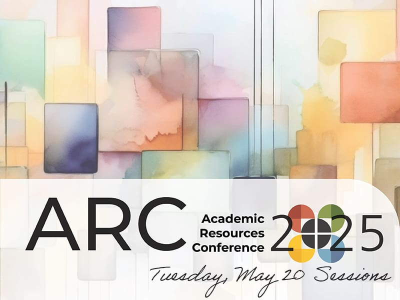 ARC 2025 Logo, Tuesday, May 20 Sessions