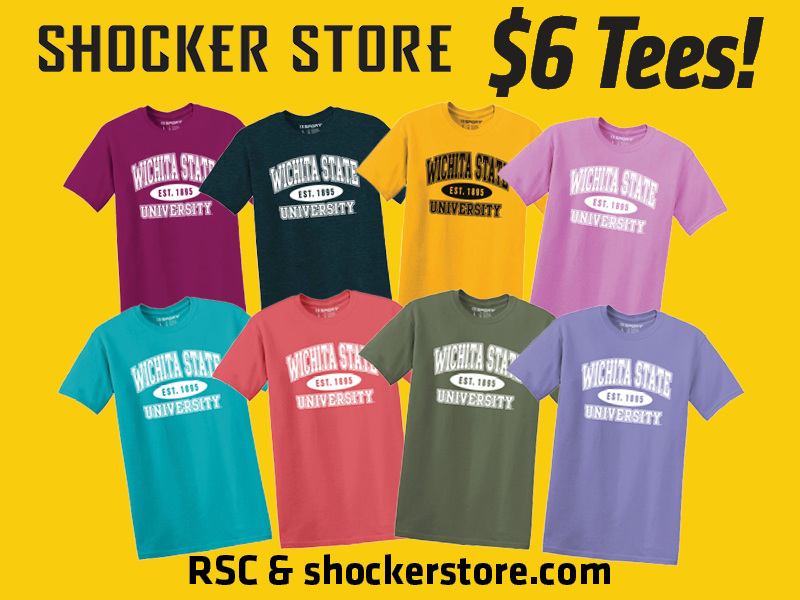 Shocker Store. $6 Tees! RSC and shockerstore.com
