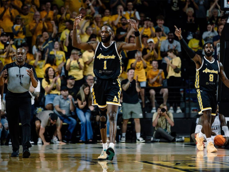 Former Shocker Markis McDuffie riles the crowd during The Basketball Tournament championship game.