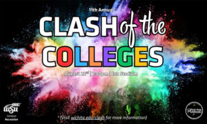 The 11th Annual Clash of the Colleges will be on Friday, Aug. 22 at Eck Stadium at 7 p.m. RSVP for Clash at wichita.edu/clash.