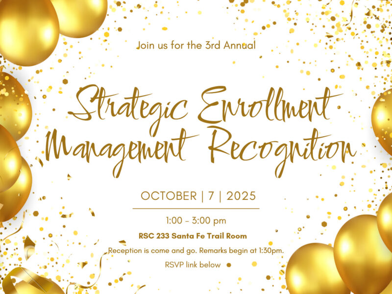 Gold balloons and gold wording, white background.
