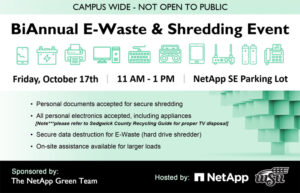 Biannual e-waste and shredding event