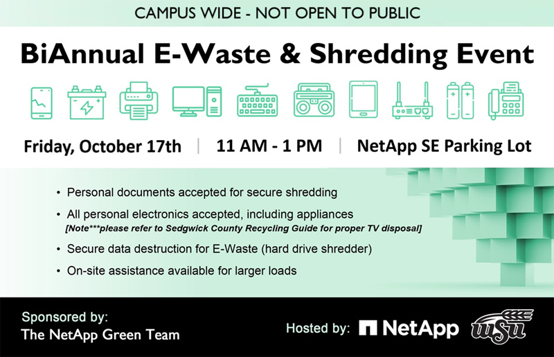 Biannual e-waste and shredding event