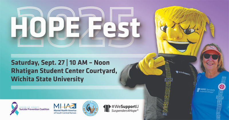 Hope Fest 2025 flyer with date, time and location