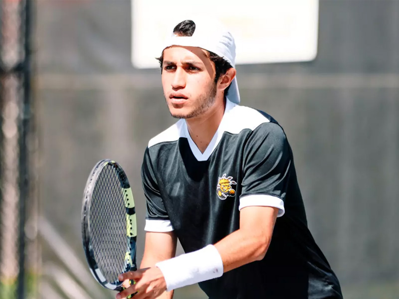 Alejandro Jacome at a match for Wichita State