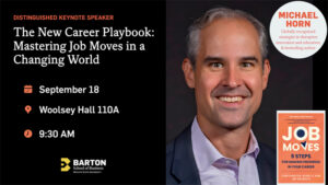 Author Michael Horn to keynote Barton School’s James Schwartz Lecture Sept. 18