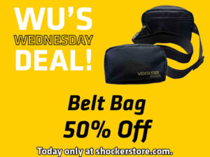Wu's Wednesday Deal! Belt Bag 50% Off. Today only at shockerstore.com