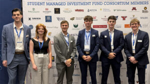 Cummings Student Managed Investment Fund Leadership at 2025 SMIFC Conference in Chicago