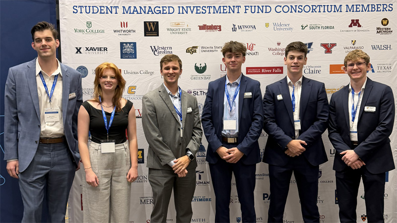 Cummings Student Managed Investment Fund Leadership at 2025 SMIFC Conference in Chicago