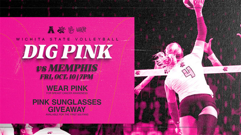 Shocker volleyball hosts Memphis for annual Dig Pink game Oct. 10 – WSU ...