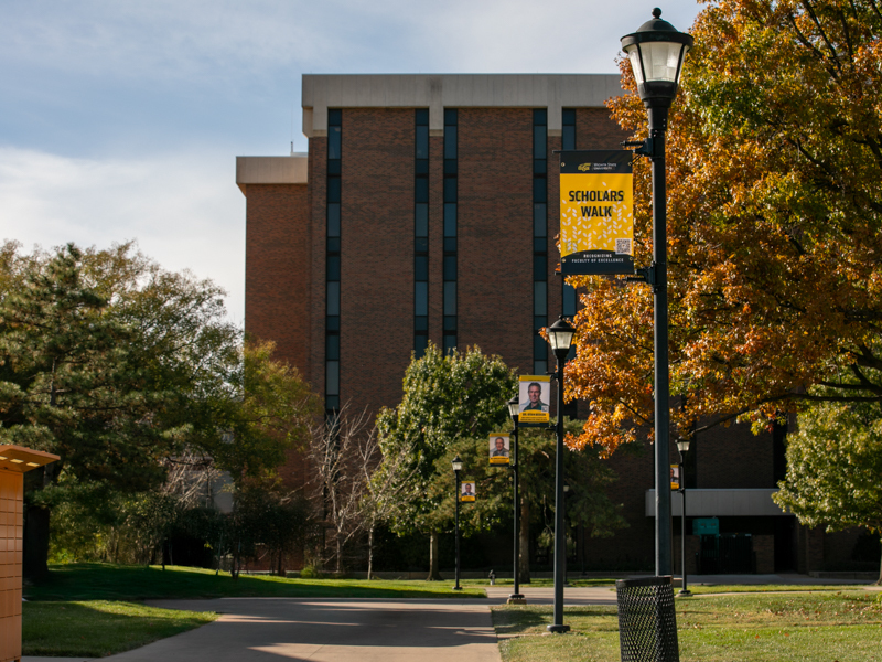 The Scholars Walk on campus