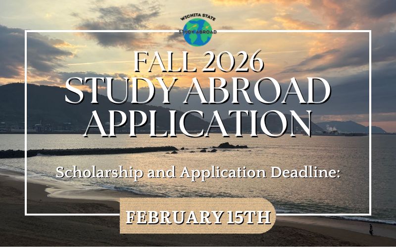 Fall 2026 Study Abroad Application and Scholarship Application Deadline February 15th