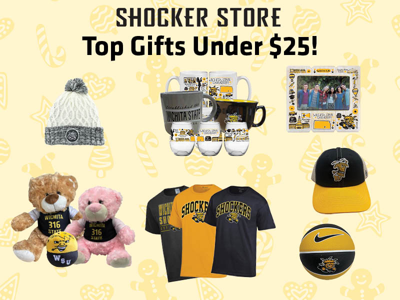 Shocker Store. Top Gifts Under $25! (photos of merchandise)