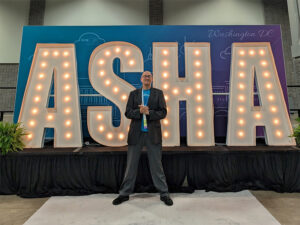 Dr. Imran Musaji at 2025 ASHA Convention, Washington DC