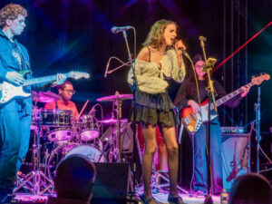 Musicians perform at Somewhere Works