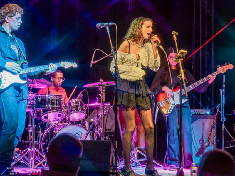 Musicians perform at Somewhere Works