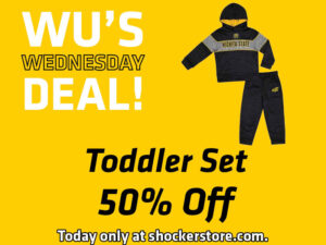 Wu's Wednesday Deal! Toddler Set 50% Off. Today only at shockerstore.com