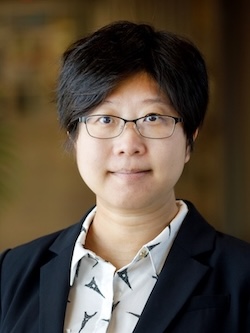 Headshot of Dr. Yuanyuan Gao. She has short black hair and is wearing glasses.