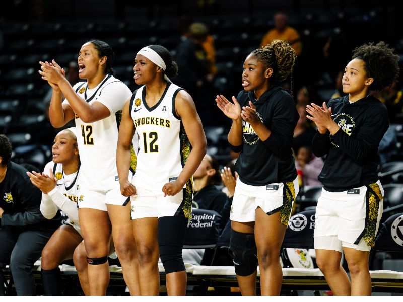 Shocker bench cheers