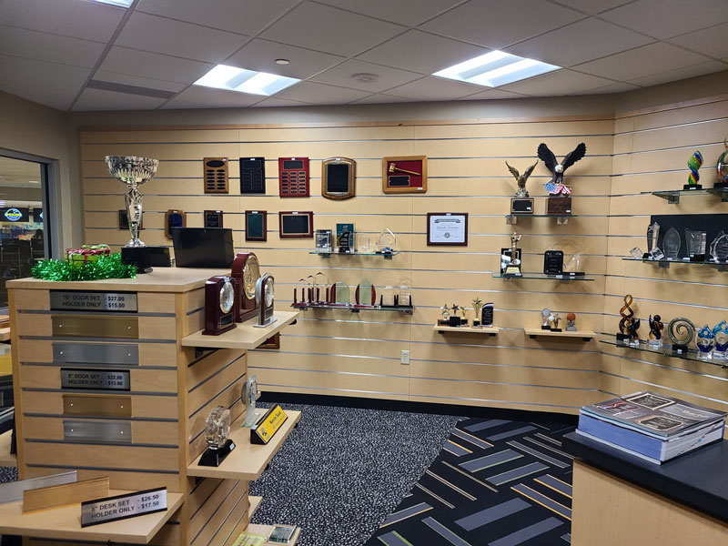 Photo of engraving shop