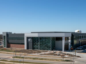 The NIAR Hub for Advanced Manufacturing and Research building on campus