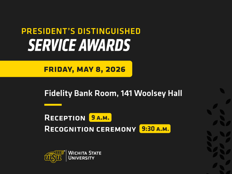 President's Distinguished Service Awards Friday, May 8, 2026 in Fidelity Bank Ballroom, 141 Woolsey Hall