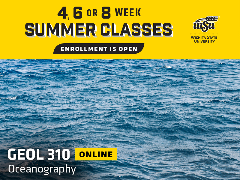 4, 6 or 8 week summer classes enrollment is open. Light waves in the ocean and the text GEOL 310 - Oceanography