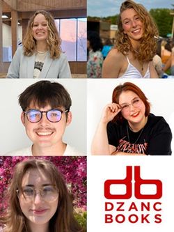 Headshots of students who designed Dzanc covers