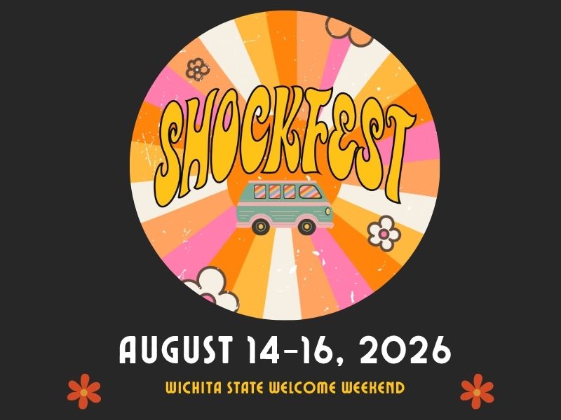 SHOCKFEST Logo, August 14-26, 2026, Wichita State Welcome Weekend