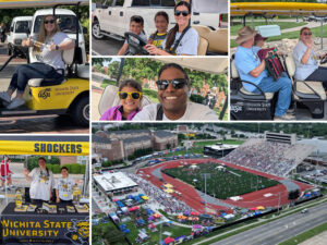 Collage of photos from the 2026 KSHSAA events on campus