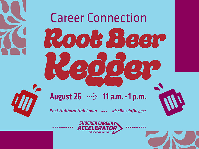 Career Connection Root Beer Kegger from 11 a.m. to 1 p.m. Wednesday, Aug. 26, on the East Hubbard Hall Lawn.