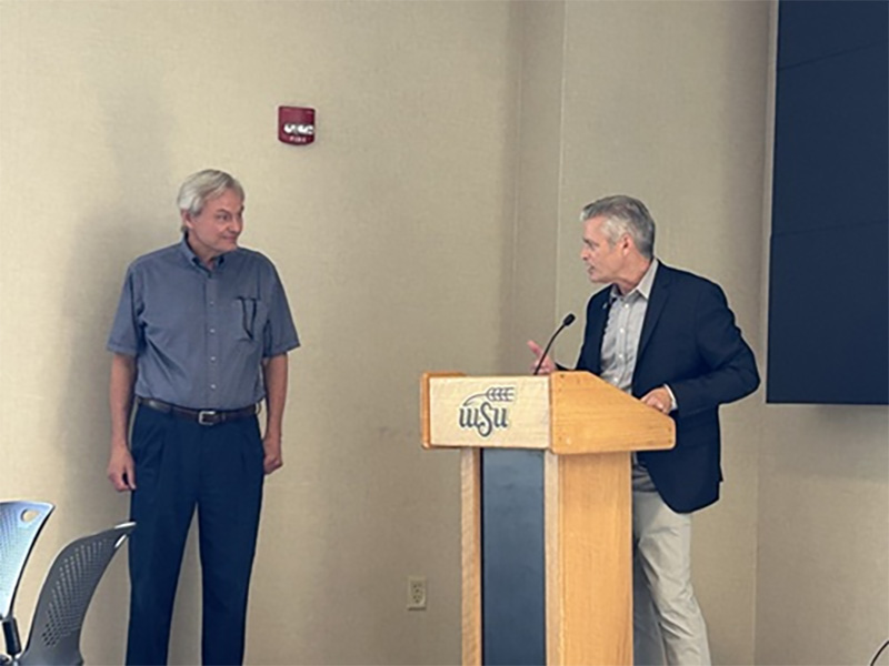 WSU President Muma honoring Chris Cavanaugh Sept. 3, 2026.