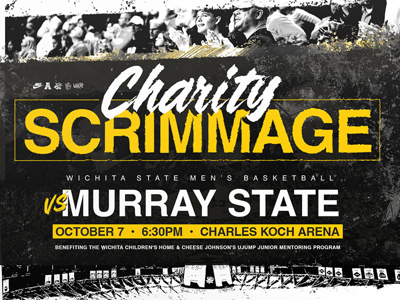 Wichita State Men's Basketball Charity Scrimmage | Oct. 7 vs Murray State at 6:30pm